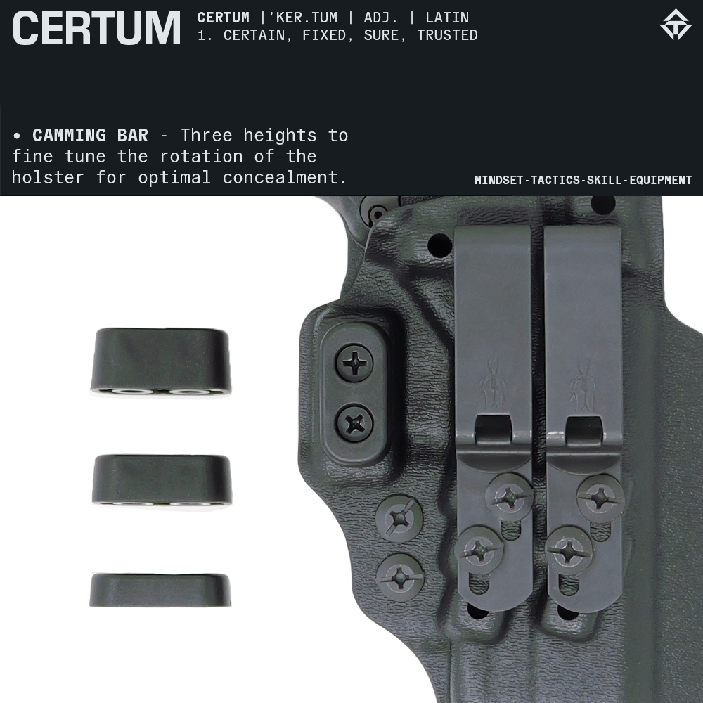 CERTUM3 IWB/AIWB Holster for STACCATO