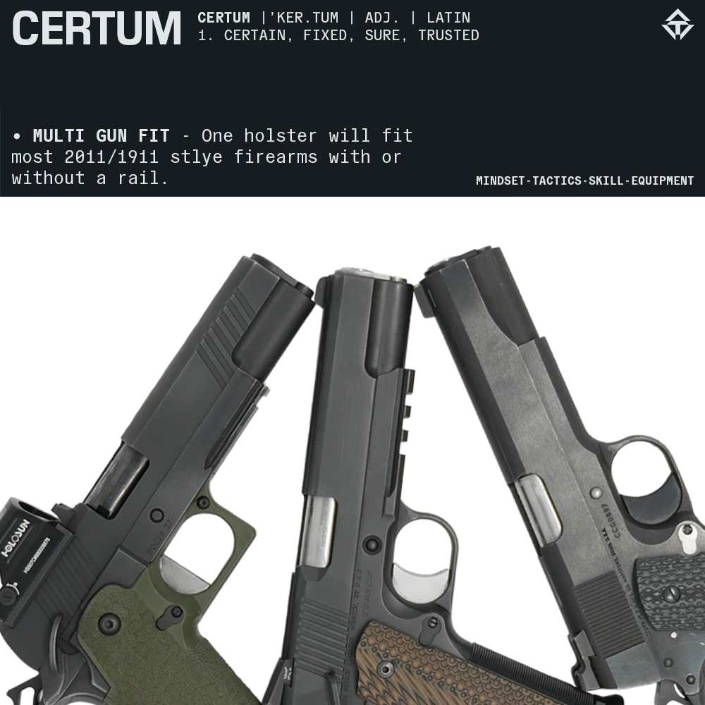 CERTUM3 IWB/AIWB Holster for 2011/1911