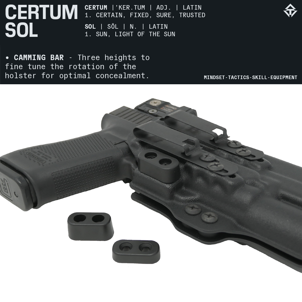 CERTUM SOL IWB/AIWB Holster for GLOCK