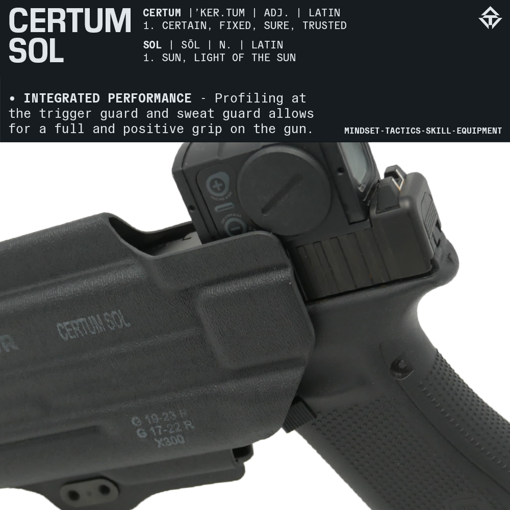 CERTUM SOL IWB/AIWB Holster for GLOCK