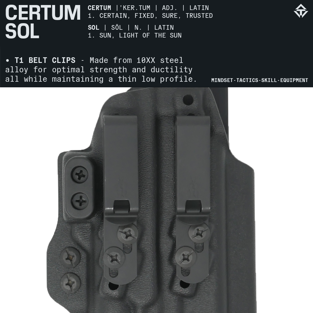 CERTUM SOL IWB/AIWB Holster for GLOCK